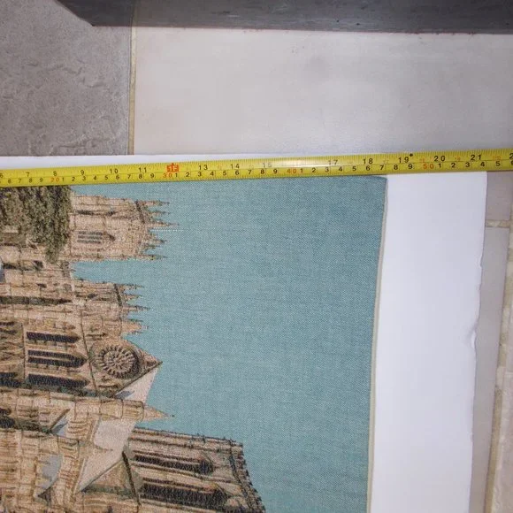 EUC Tapestry Pillow Cover With Zipper - Picture 6 of 8